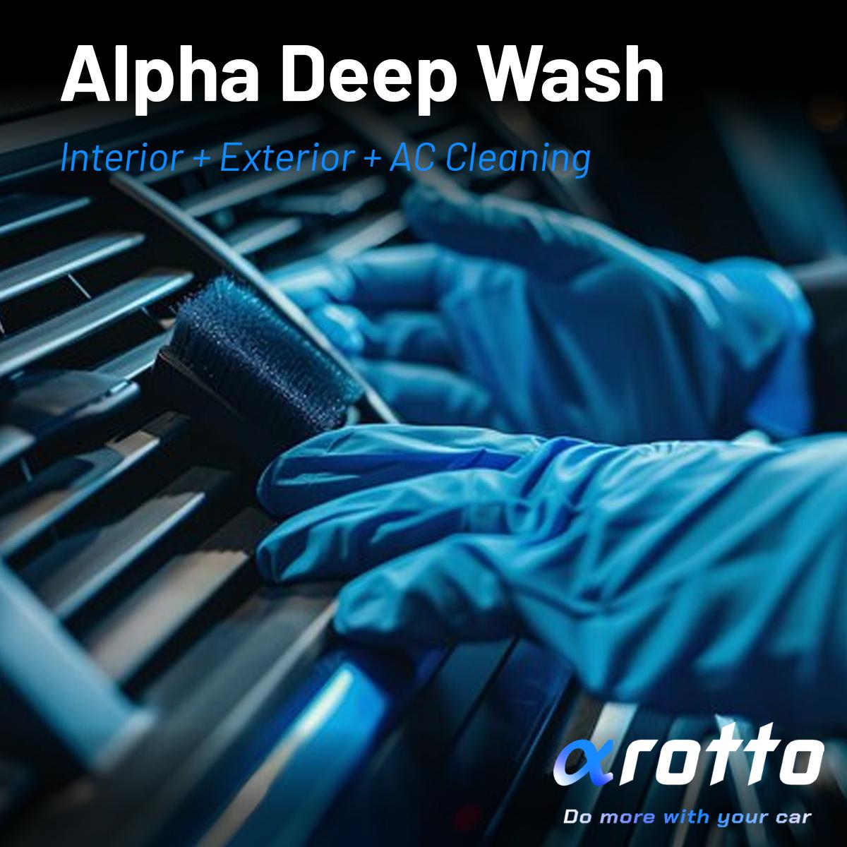 Alpha Deep Wash (Deep Interior + Ceramic Wash+ AC Cleaning)